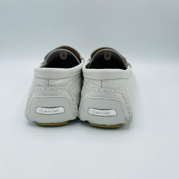 Calvin Klein Shoes Womens Size 11 White Lisette Flats Classic Comfort Loafers - Picture 7 of 10